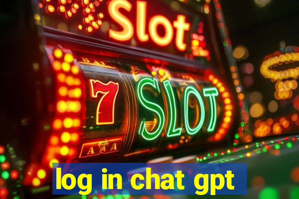 log in chat gpt